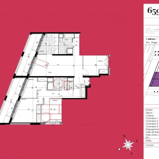  Annonces MERIGNAC : Appartement | BORDEAUX (33000) | 109 m2 | 659 000 € 