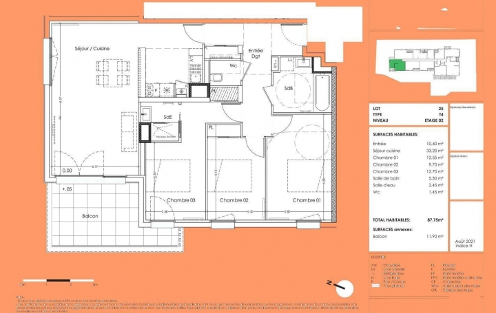 Annonces MERIGNAC : Appartement | PESSAC (33600) | 87 m2 | 439 980 € 